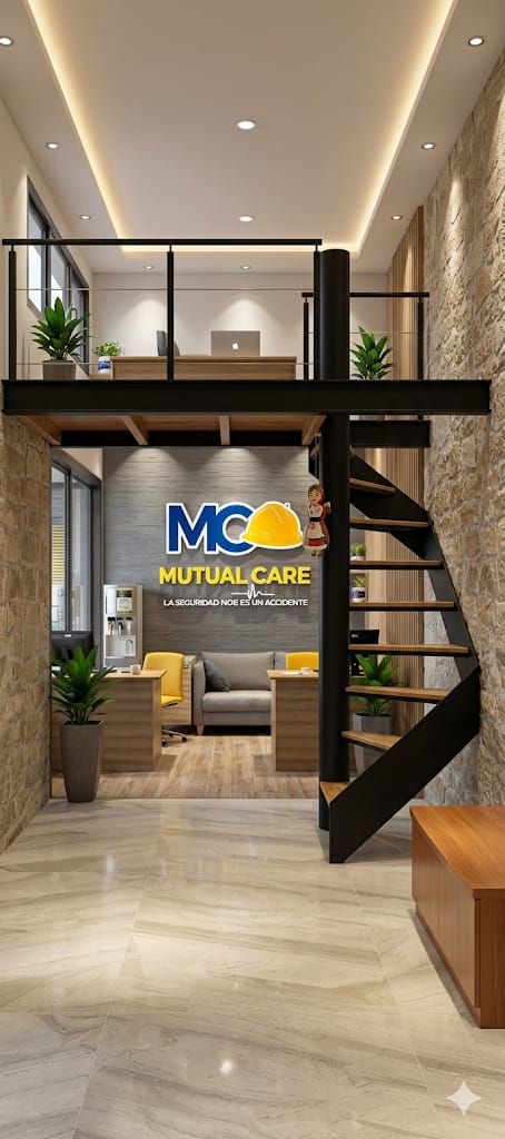 Render de la oficina corporativa de Mutual Care Ltda.